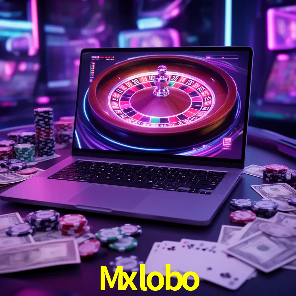 Centro móvil Mxlobo con casino, cajero, bonos, app y acceso de cuenta para México